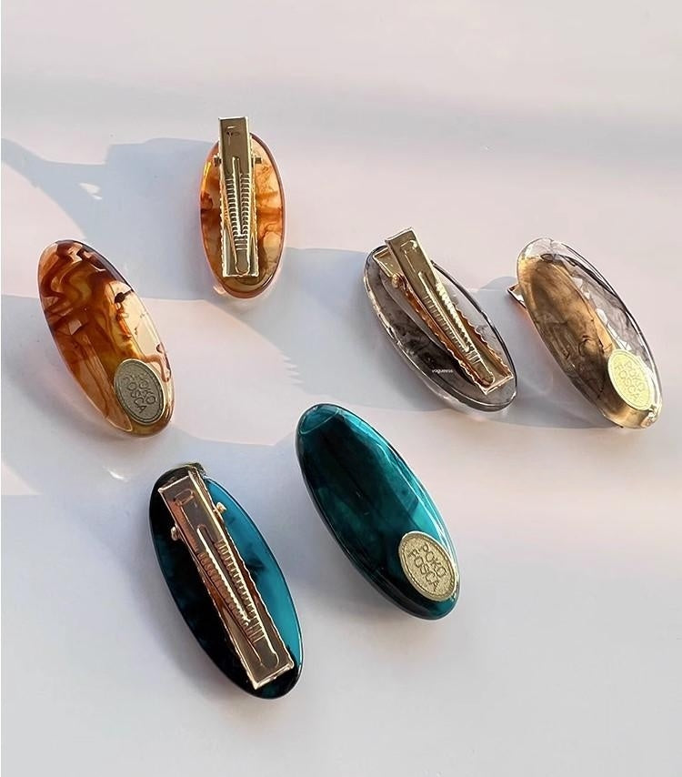 Amber Bangs Hair Clips (Set of 3 Pairs)