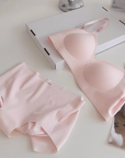 CALNIKEAN Anti-Gravity Milk Silk Breathable Lingerie Set