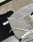 MM6 Striped Wide-Leg Floor-Length Pants