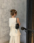 Minimalist Old Money Style Loose Vest
