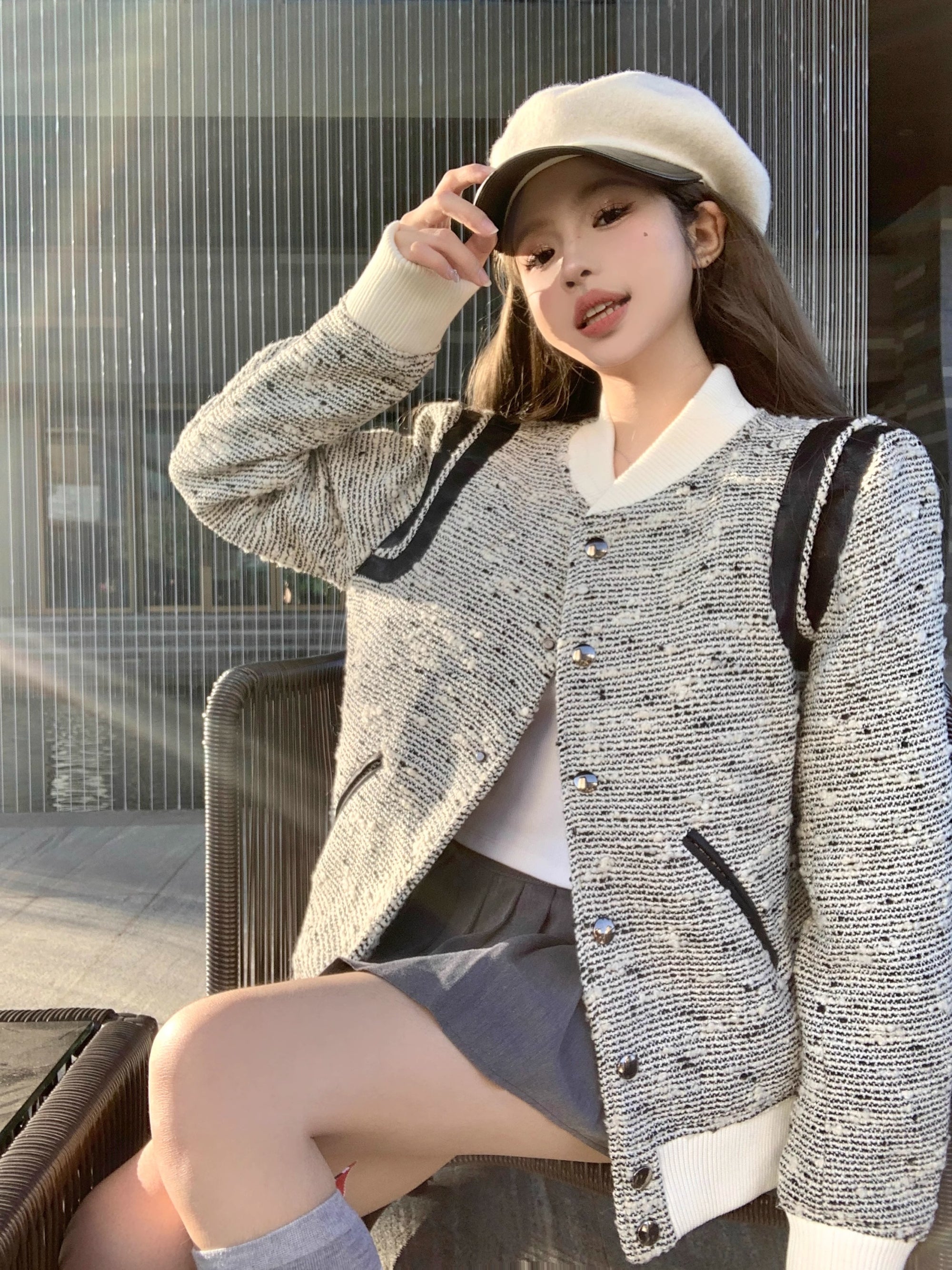 Inspired Quilted Baseball Jacket