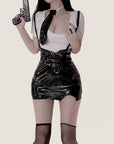 Bodycon Suspender Police-Inspired Costume