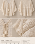 Bohemian Embroidered Crochet Top