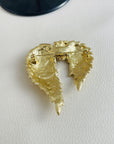 Vintage Retro Wing Brooch Pin
