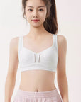 Shockproof Breathable Girls' Developmental Underwear(2-Pack white+pink)