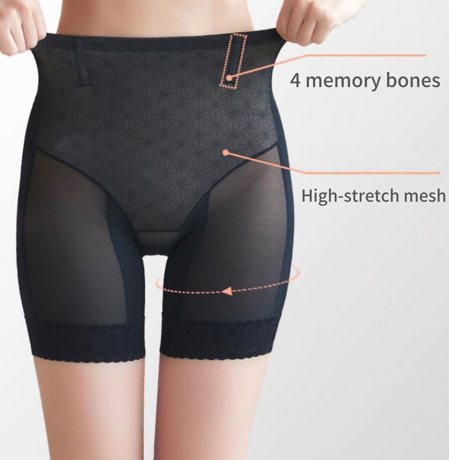 Ultra-Thin High-Compression Tummy Control & Butt-Lifting Shapewear Shorts