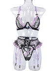French-Style INS Lace Mesh See-Through Ultra-Thin Lingerie