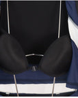 Korean-Style High-Waist Two-Piece Swimsuit with Tummy Coverage and Sun Protection