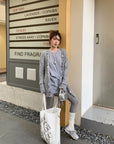 Relaxed Sequin Knit Cardigan with Sheer Details