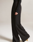 Chinese Style Fringe Straight Leg Not Wide Leg Pants