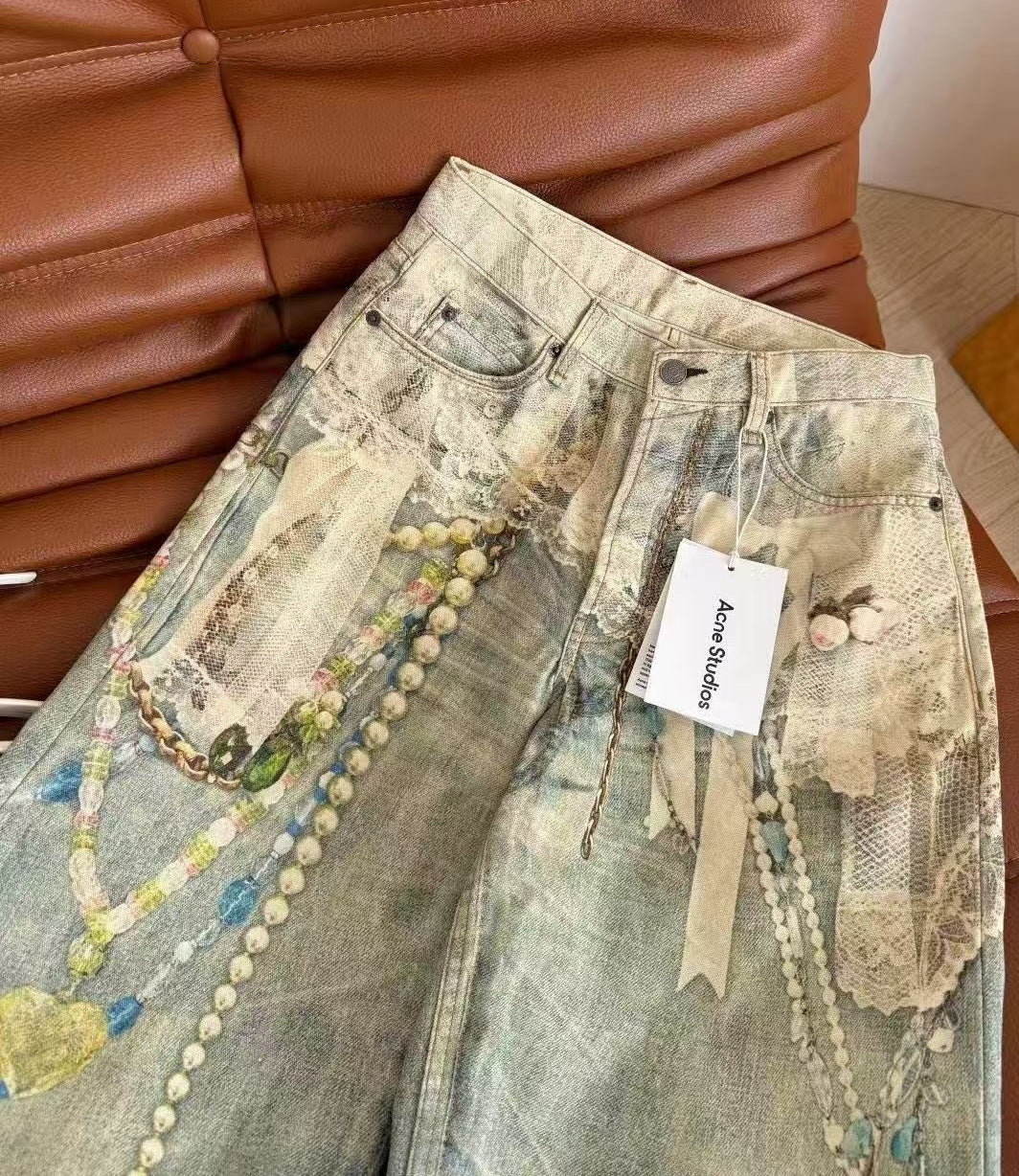 Streetwear ACN* Straight-Leg Jeans