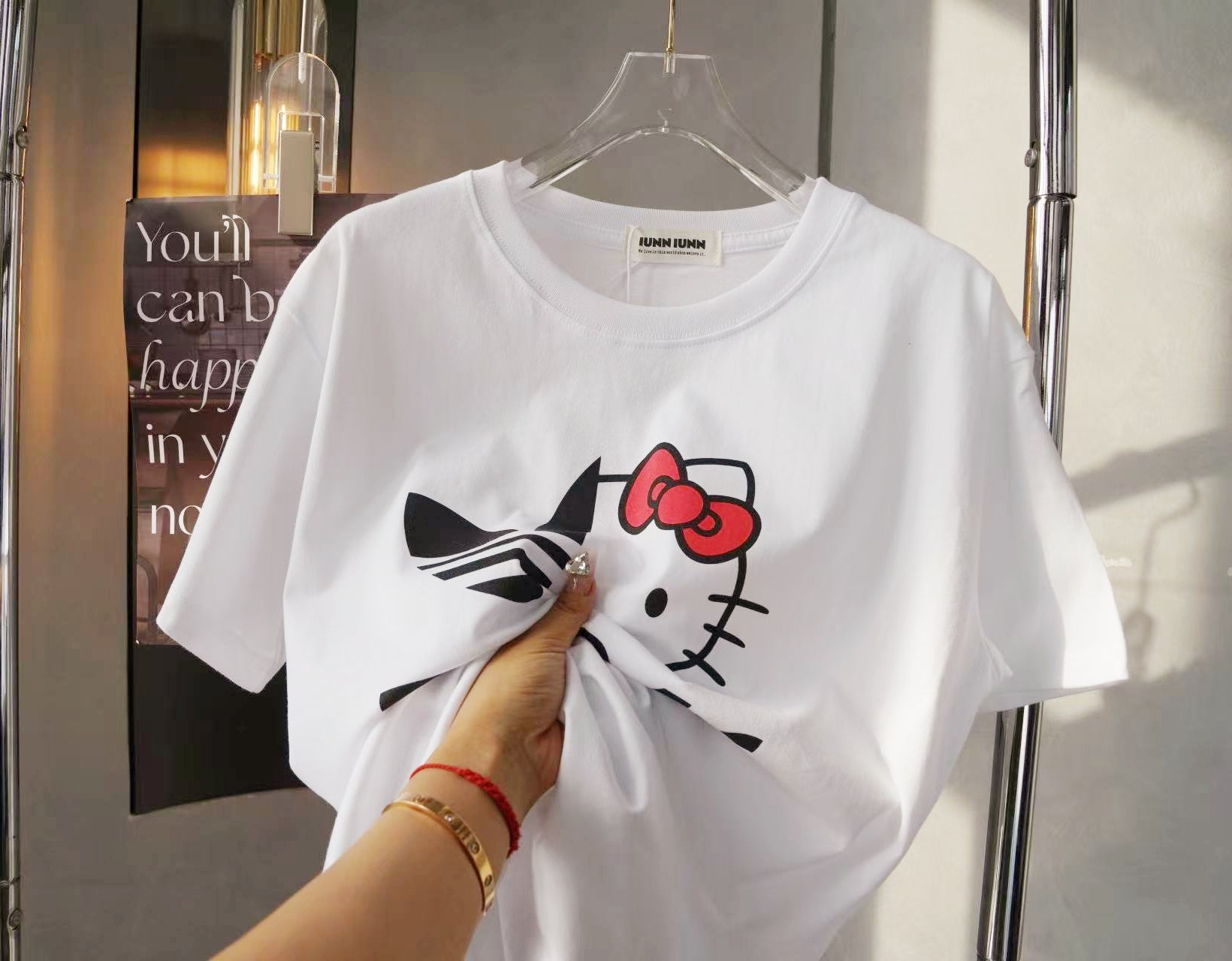 Korean Streetwear Brand IUNN IUNN Cotton Casual Tee