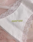 French Light Luxury Ice Silk Pleated Gauze Panties (Pack of 2)