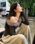 Ultra-Warm Thickened Wide-Leg Pants