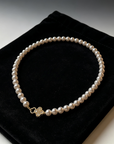 Korean-Inspired Floral Pearl Necklace