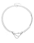 Titanium Steel Personalized Heart Necklace