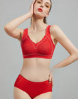 Red BRA Set