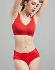Red BRA Set