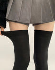 Black Over-the-Knee High Socks