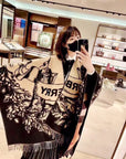 Double-Sided Cashmere Oversized Scarf Shawl