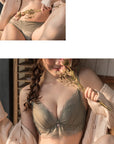 French Lace Adjustable Bralette with Side Smoothing and Wire-Free Design