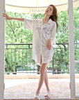 Silky Soft Boyfriend Shirt Nightdress