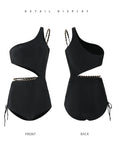 One-Shoulder One-Piece Swimsuit