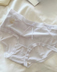 Ice Silk Sexy Lace Pure Desire Mesh Heart Panties (BEIGE)