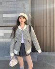 Inspired Quilted Baseball Jacket