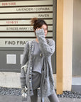 Relaxed Sequin Knit Cardigan with Sheer Details