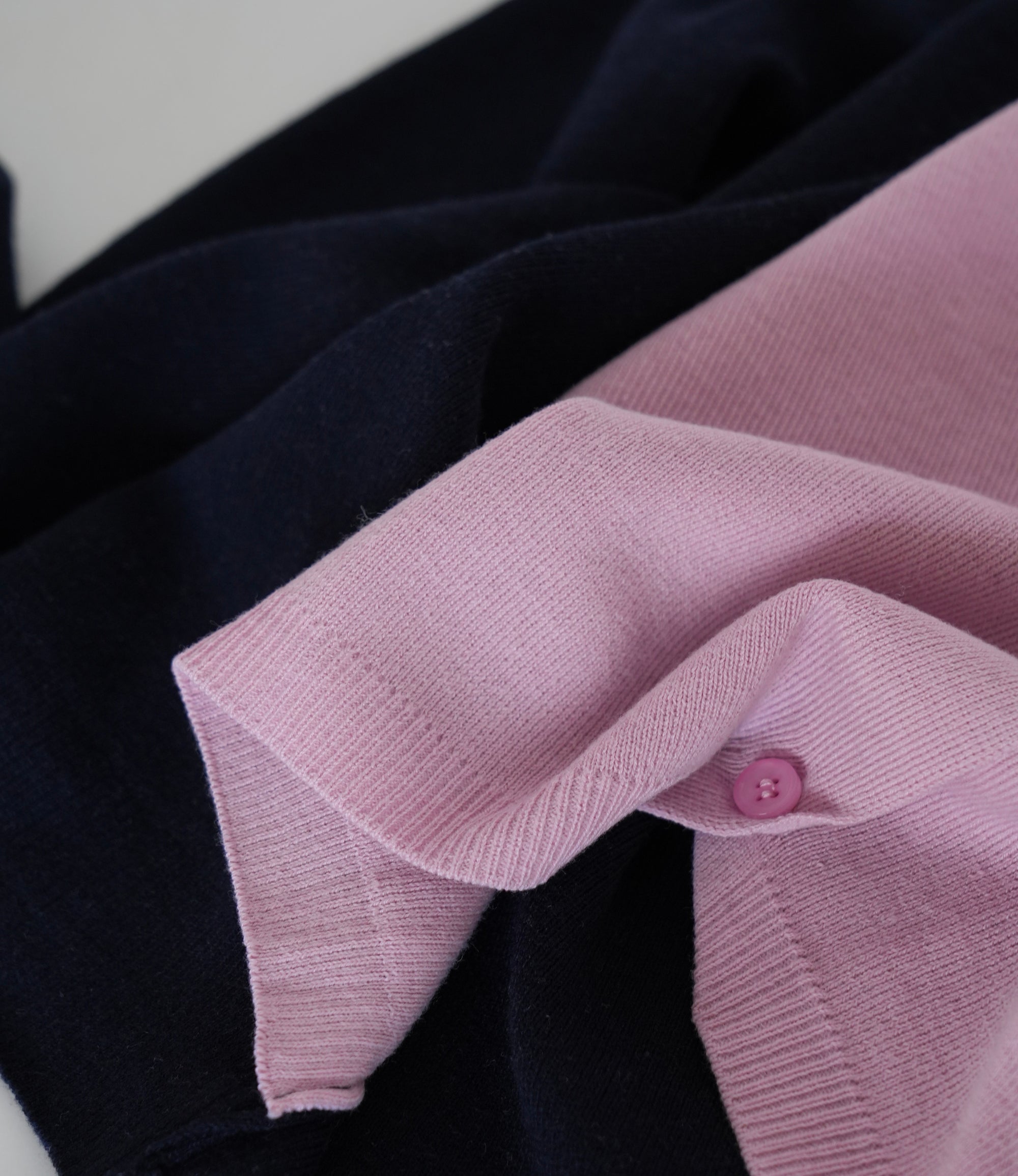 MIU-Style Wool-Blend Layered Knit Cardigan