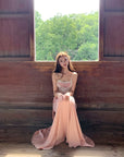 Soft Layered-Style Spliced Camisole Dress
