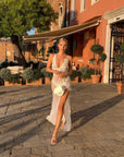 Exquisite 3D Floral Bikini 3-Piece Swimsuit Set