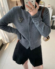 Luxurious Heart Mo&Co Classic Wool Cardigan