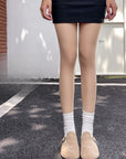 Fleece-lined Faux Skin Stockings