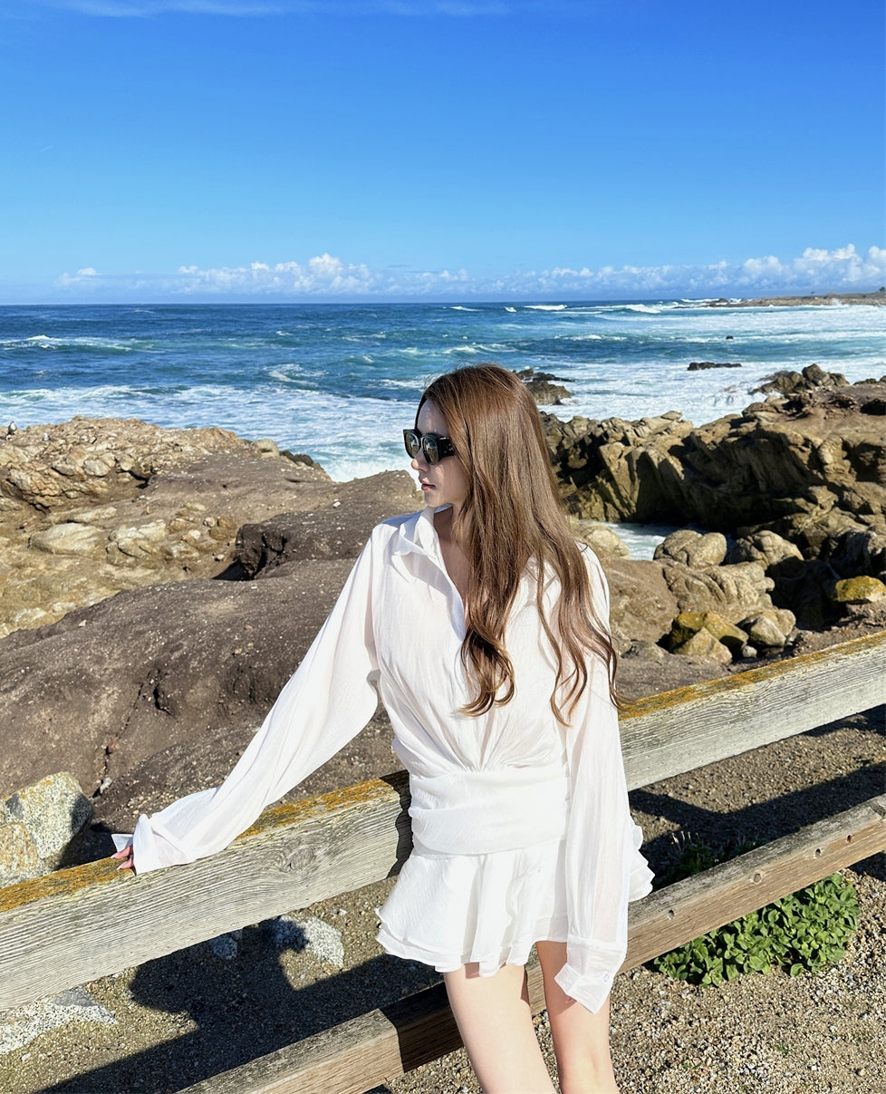Ethereal Shirt Dress