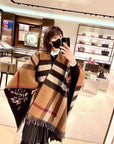 Double-Sided Cashmere Oversized Scarf Shawl
