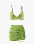 Velvet Bikini 3-Piece Set  