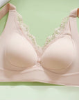 Deep V Lace Shaping Bra (No Panties)