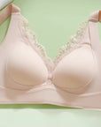 Deep V Lace Shaping Bra (No Panties)