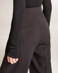 Chinese Style Fringe Straight Leg Not Wide Leg Pants