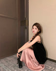 Must-Have Tie-Strap Camisole + Acetate Satin Mermaid Skirt