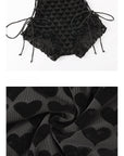 Korean-Style INS Sweet Aesthetic Cut-Out Waist One-Piece Swimsuit + Cover-Up 2-Piece Set