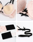3D Push-Up Lace Wireless Bra Set
