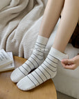 Korean Retro Mid-High Slouch Socks (3-Pack)