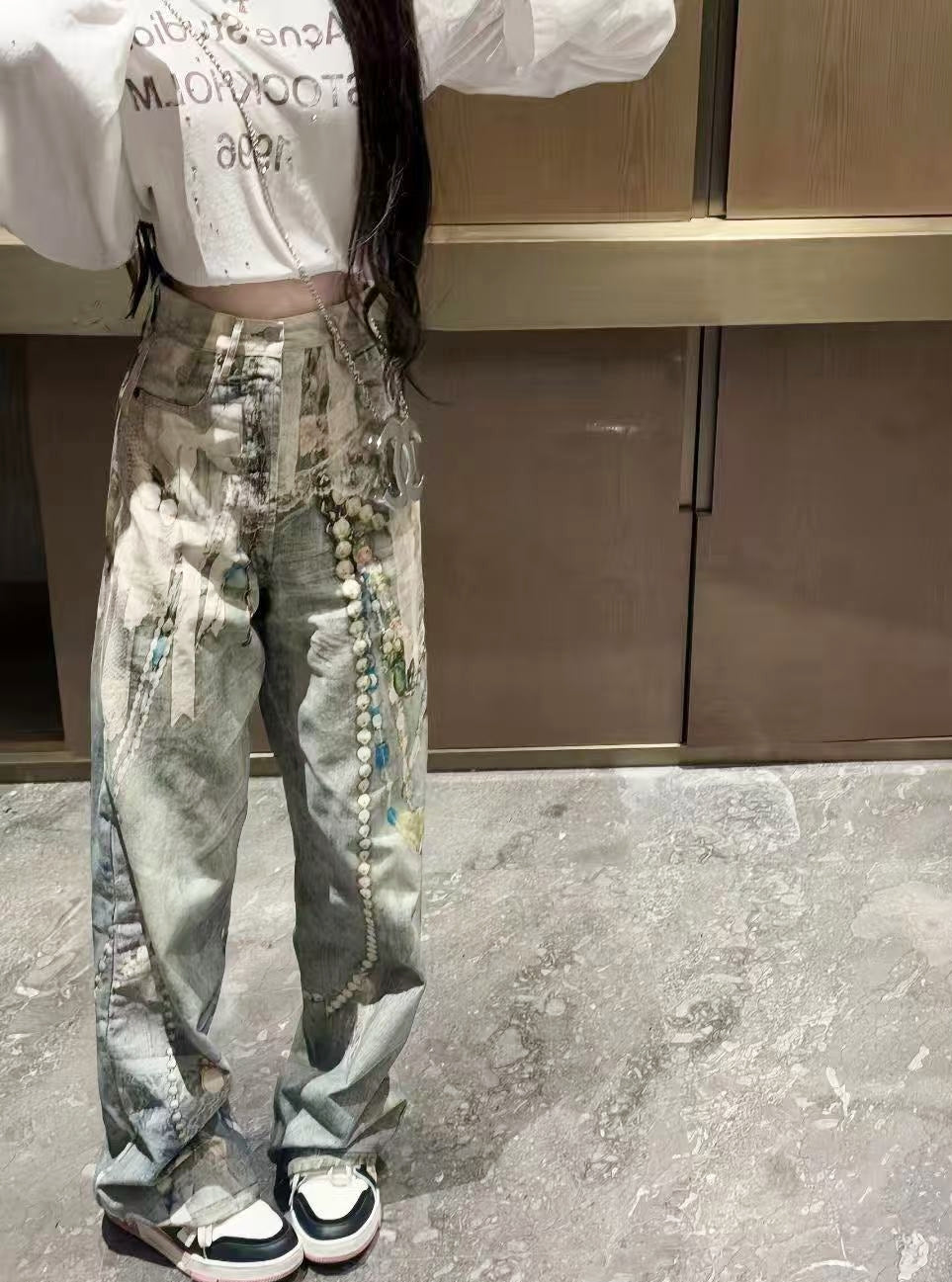 Streetwear ACN* Straight-Leg Jeans