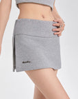 A-Line Fitted Mini Skirt Shorts for Petite Figures