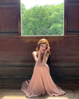 Soft Layered-Style Spliced Camisole Dress