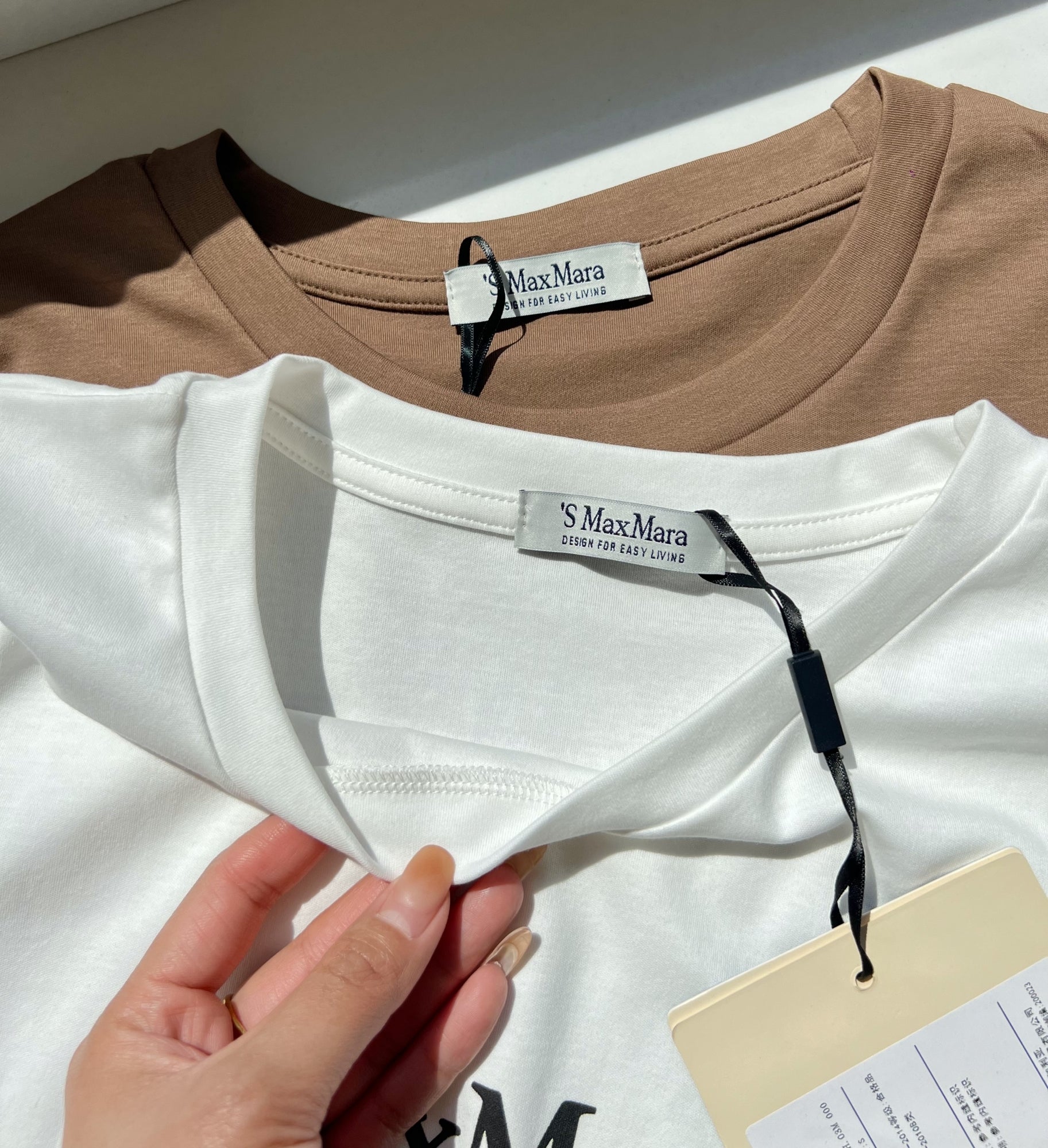 MAX MAR* 25SS Pure Cotton T-Shirt