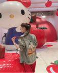 Mickey X Balenciaga Washed Denim Jacket